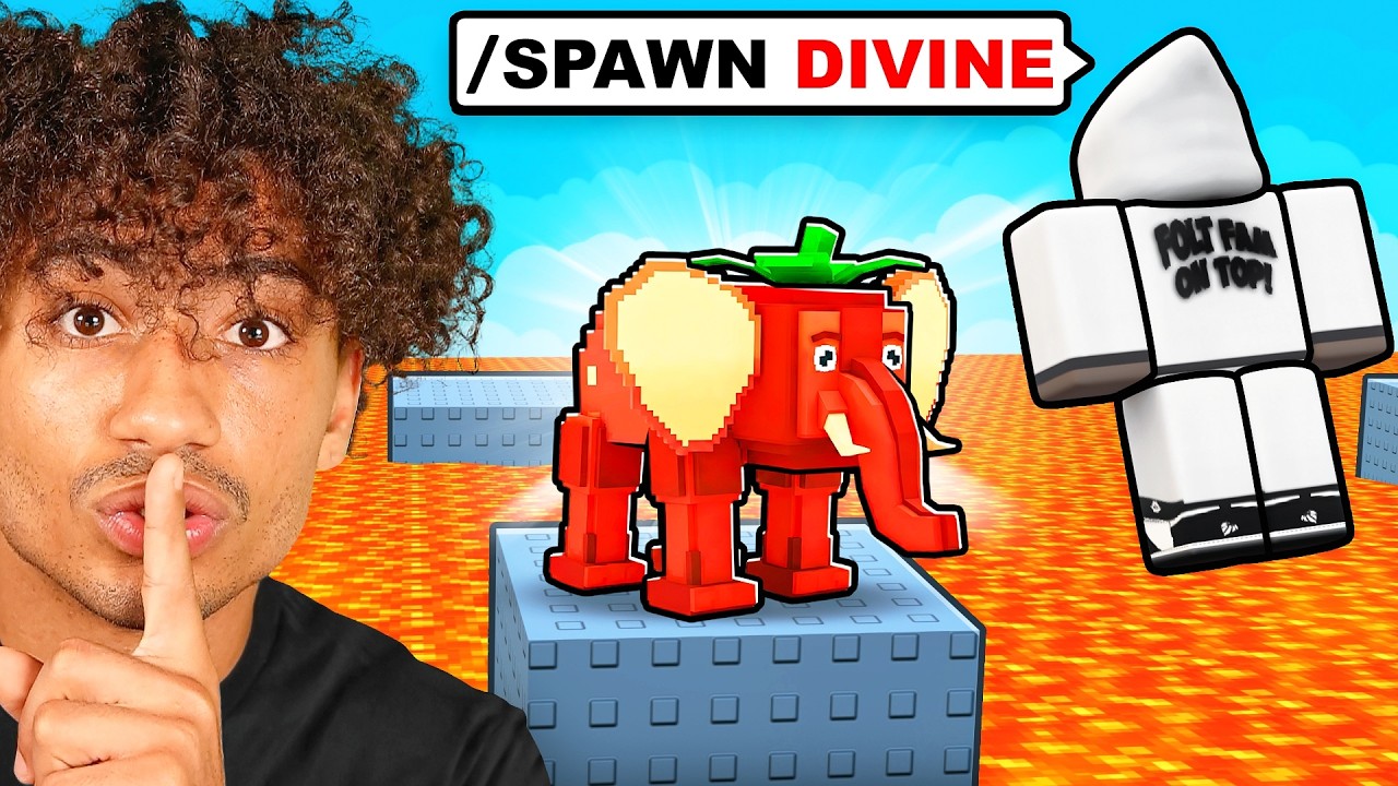 OWNER Gave Me ADMIN COMMANDS In Survive Lava For Brainrots..