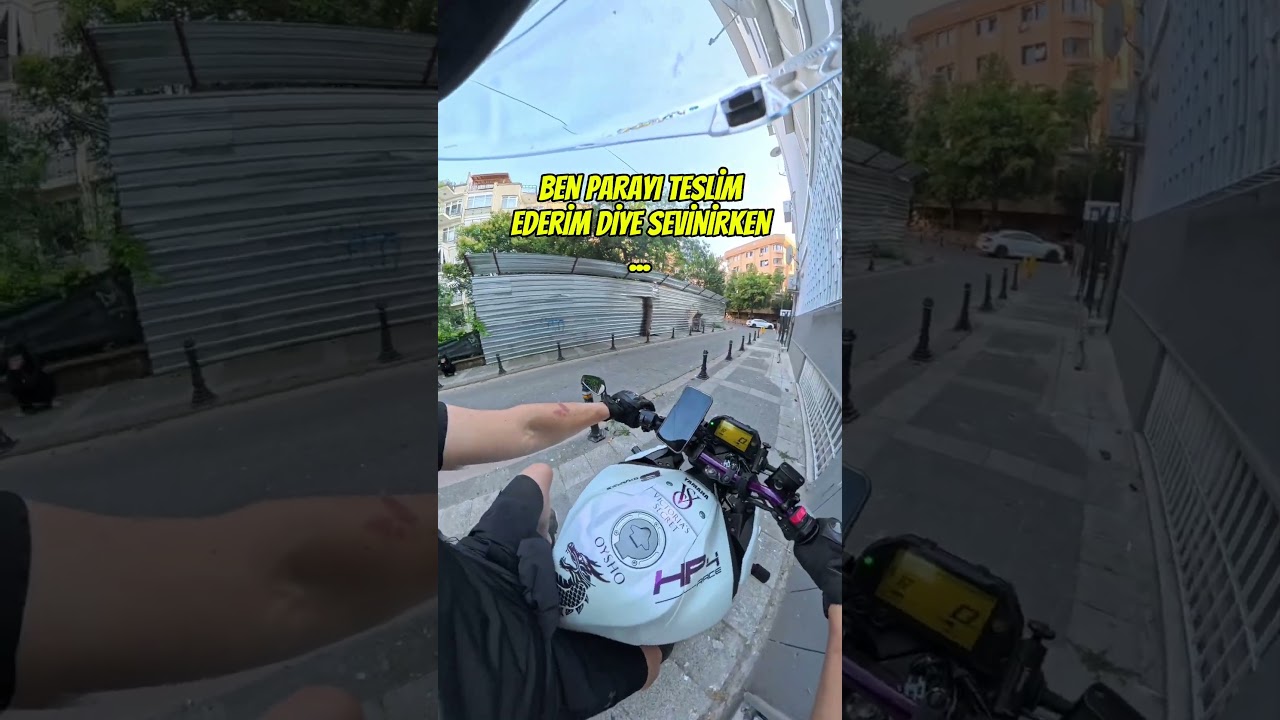 KIZ B*ÇAK ÇEKTİ 😱 #motor #motosiklet #motovlog #vlog