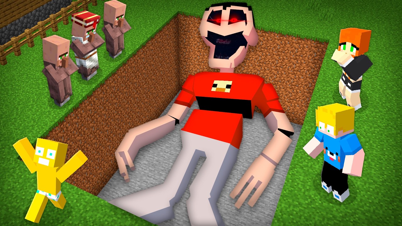 ENCONTREI meus AMIGOS gigantes nesse buraco do minecraft