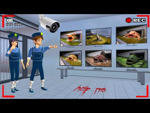 Yuta Mio Panik Buat Banyak CCTV Merekam PASUKAN MONSTER IKAN TERJELEK Di Kota Sakura 😱