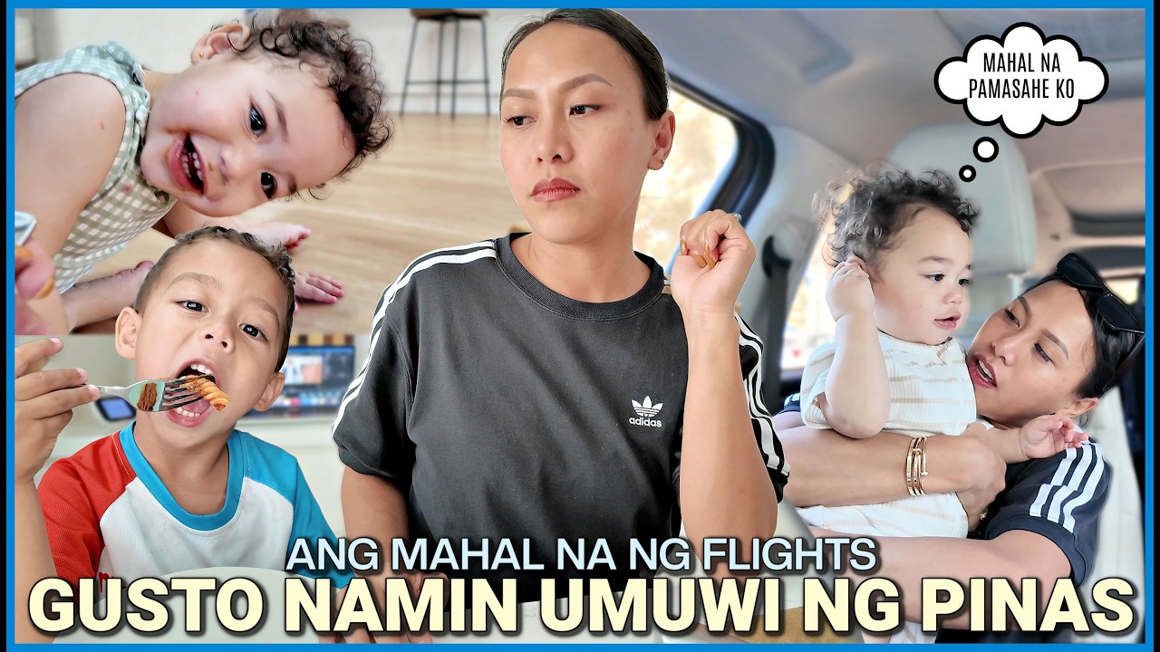 GUSTO NAMIN UMUWI NG PILIPINAS! ANG MAHAL NA NG FLIGHTS NG GROWING FAMILY! ❤️ | rhazevlogs
