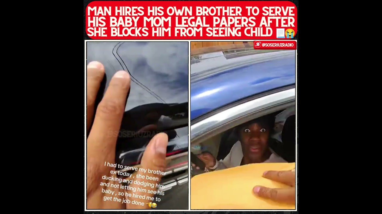 MAN GETS HIS BROTHER TO SERVE HIS BM AFTER SHE BLOCKED HIM FROM HIS OWN CHILD!