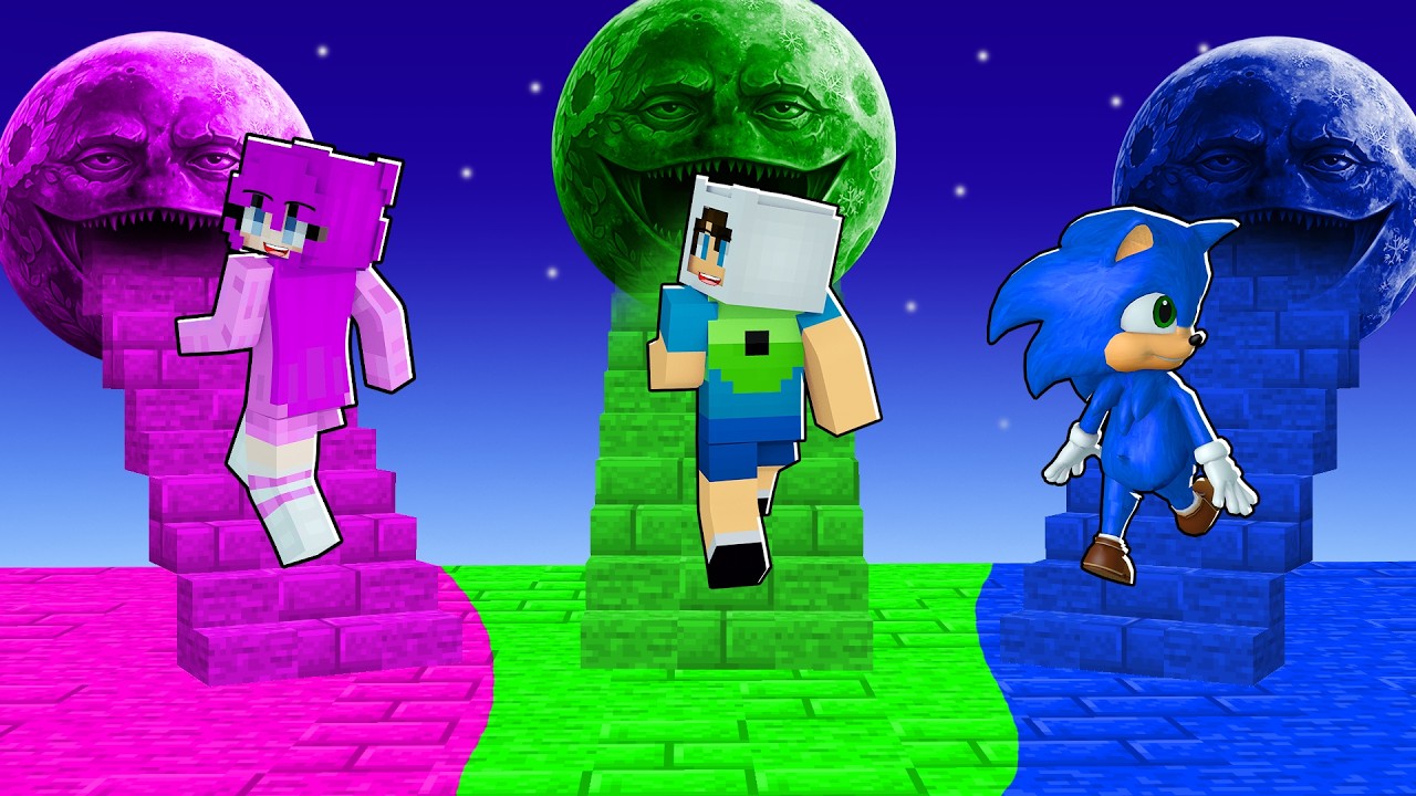 YANLIŞ GİZEMLİ KORKUNÇ AY MERDİVENİ SEÇERSEN ÖLÜRSÜN 😨 Minecraft