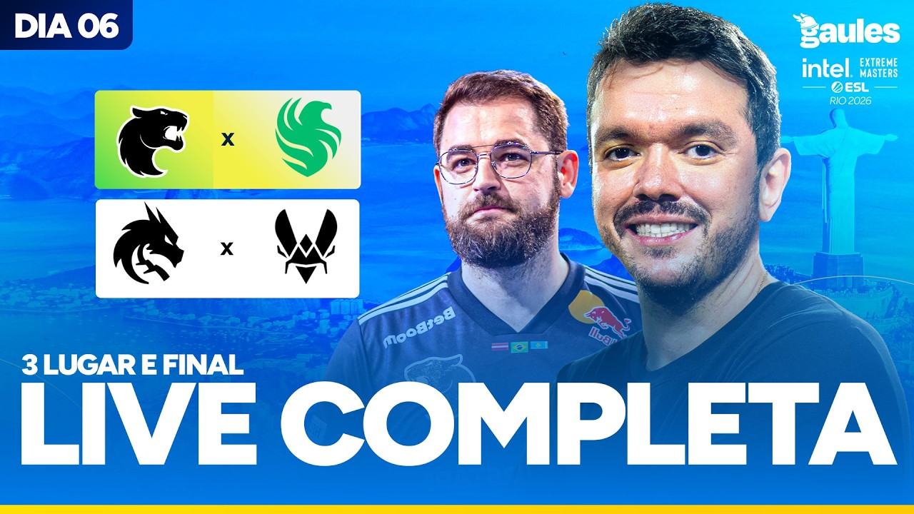 GRANDE FINAL - IEM RIO 2026 DIA 4 - !socio - Siga @Gaules nas redes sociais!