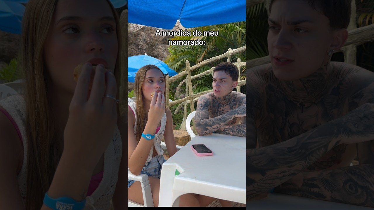 A MORDIDA DO MEU NAMORADO #millenaemanumaia