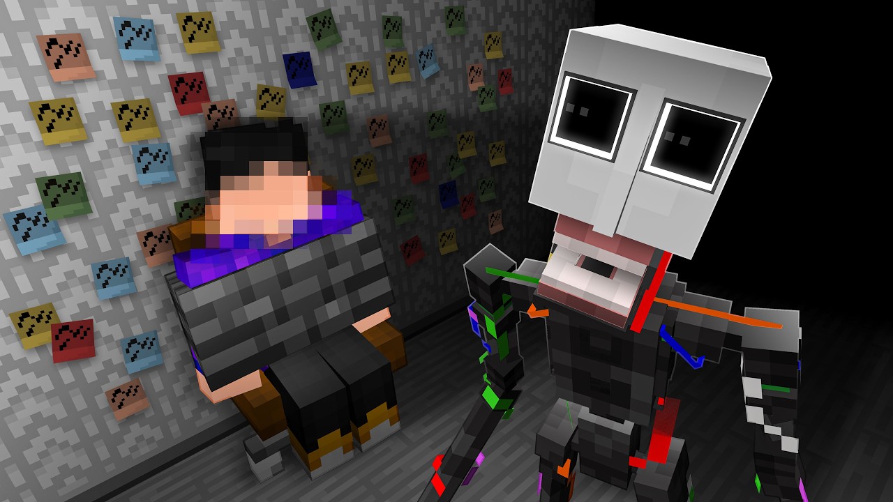 Eu Sobrevivi ao E.L.B.E.R.R no Minecraft! (O ROBÔ QUE ACHA SER UM HUMANO)