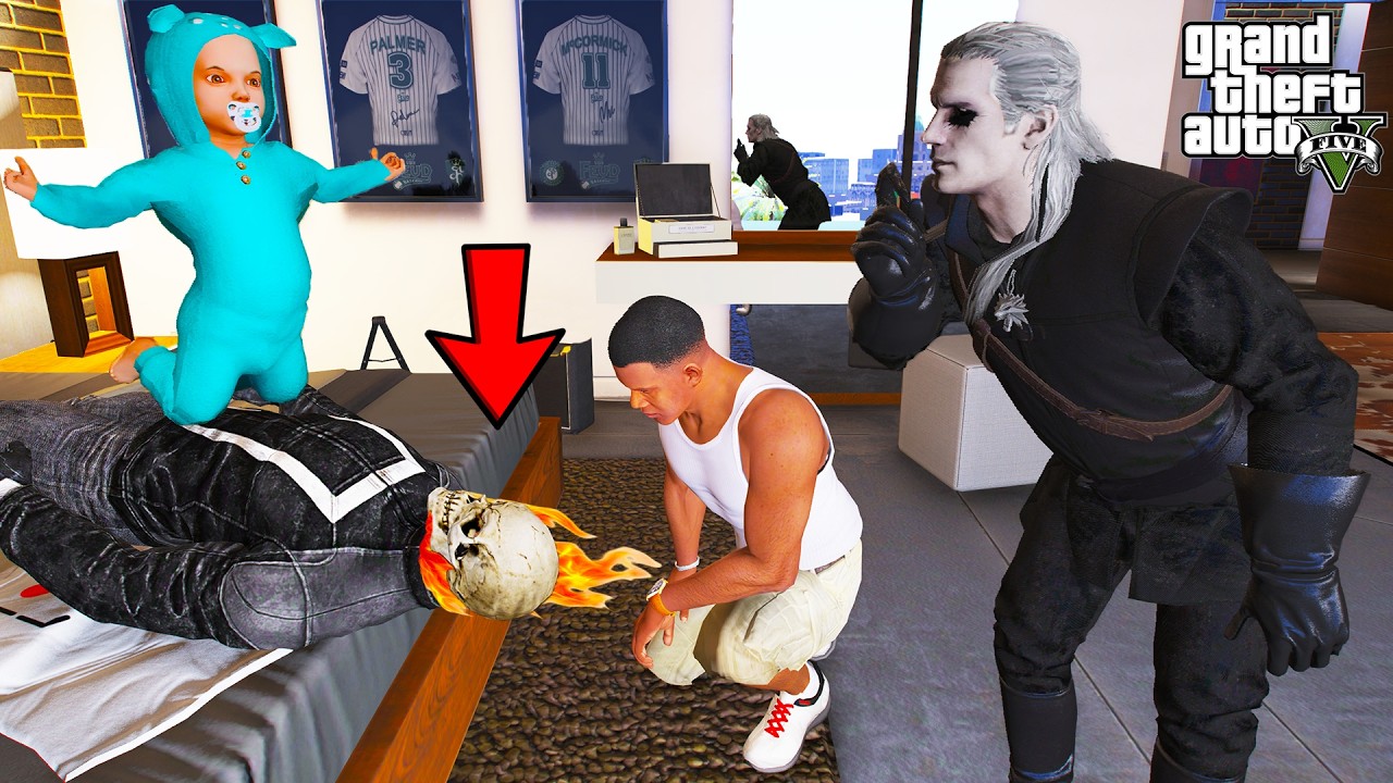 What’s Under Franklin’s Bed in GTA 5 | SHINCHAN and CHOP