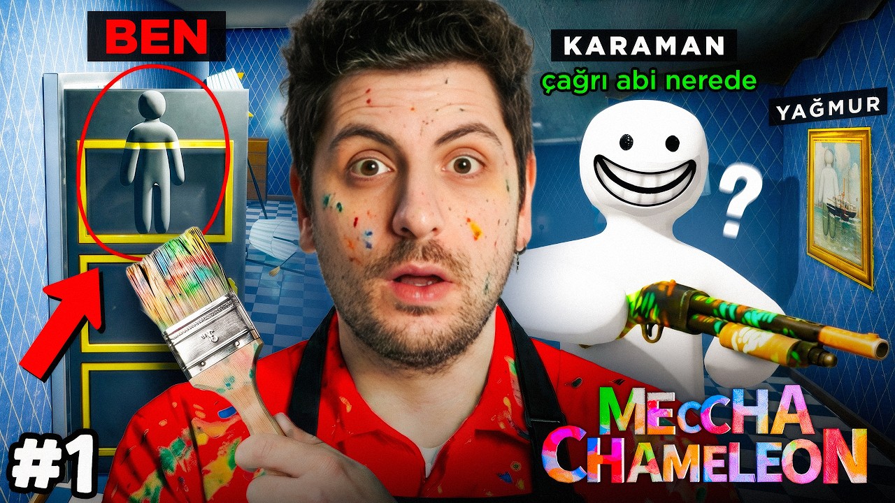 DÜNYANIN EN EĞLENCELİ SAKLAMBAÇ OYUNU! | MECCHA CHAMELEON