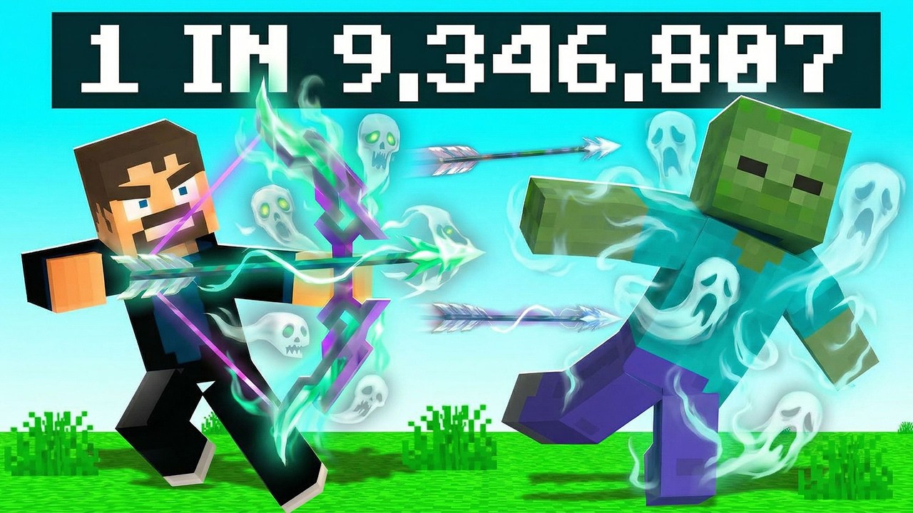 I Added a 1 in 9,346,807 Weapon in Minecraft