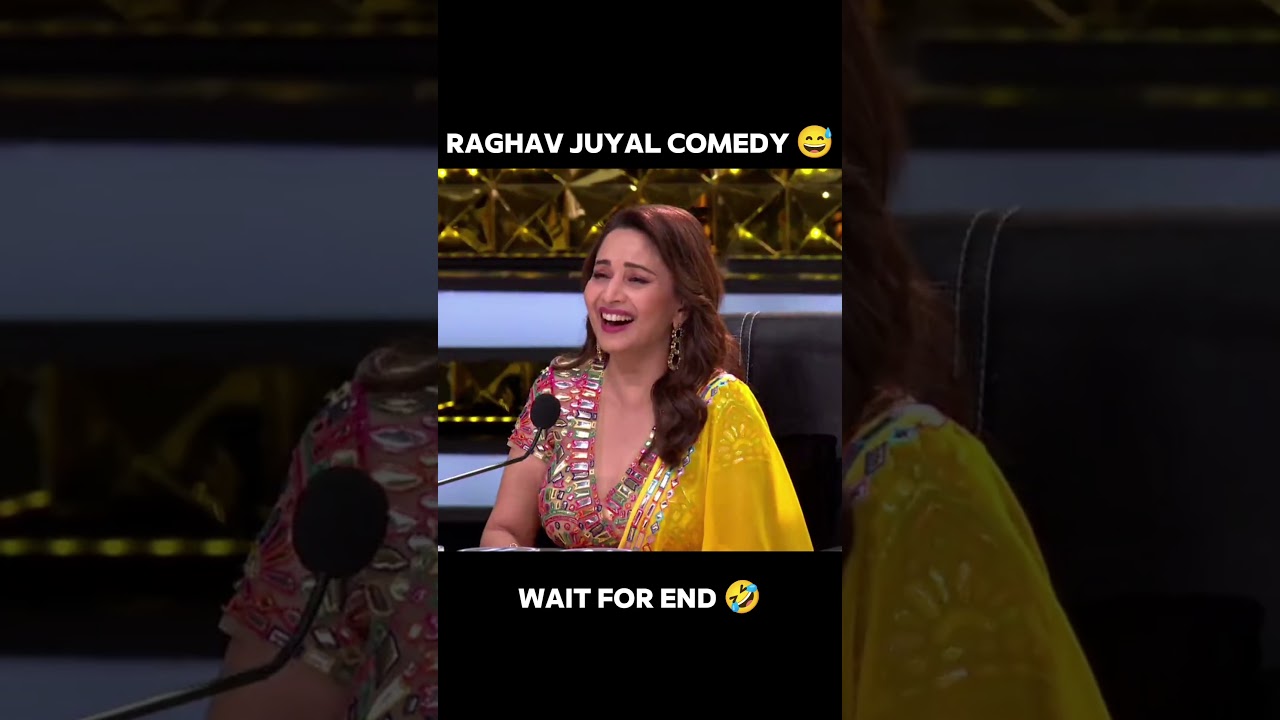 Madhuri Dixit Couldn’t Stop Laughing 😱😂| Raghav Juyal Epic Comedy Moment #shorts#raghavjuyal#madhuri