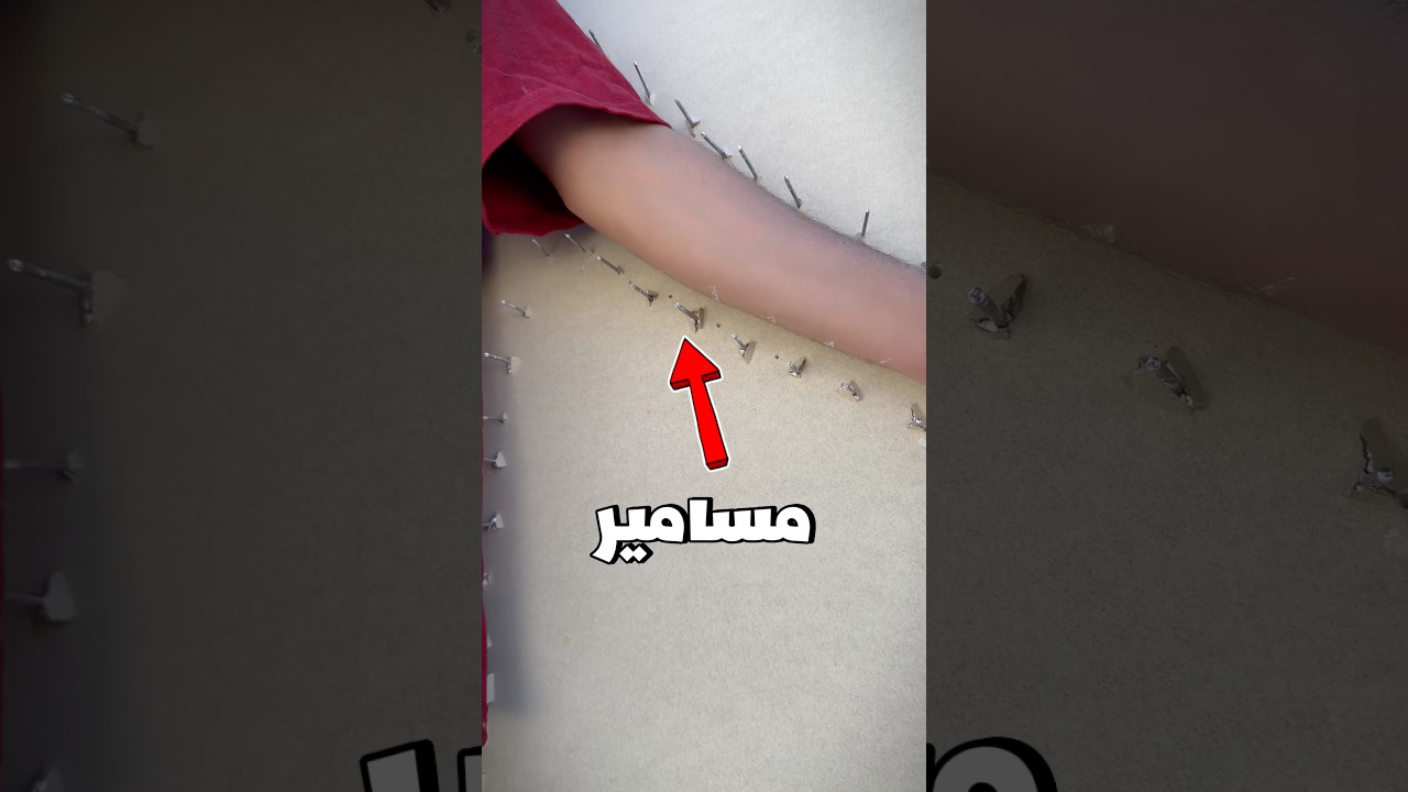 رسمت على انسان بالمسامير الحادة😱🔥