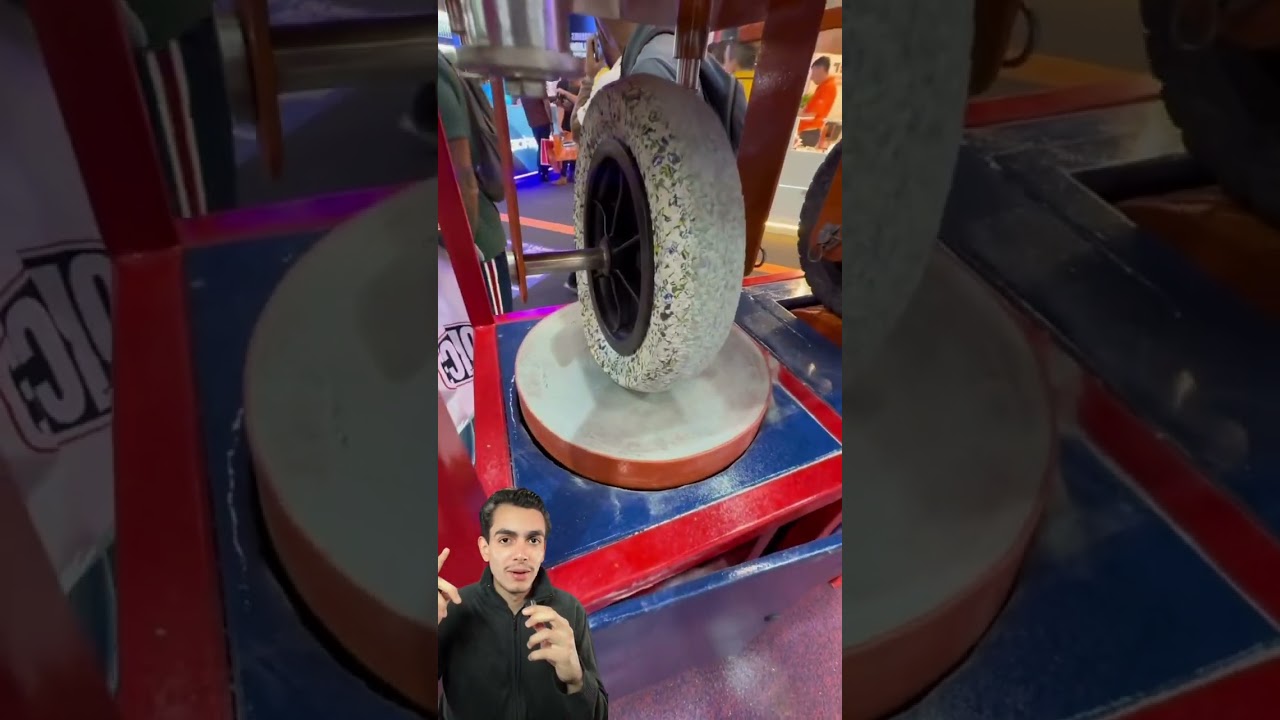Pneu resiste dias girando com peso e quase sem desgaste #carros #tecnologia