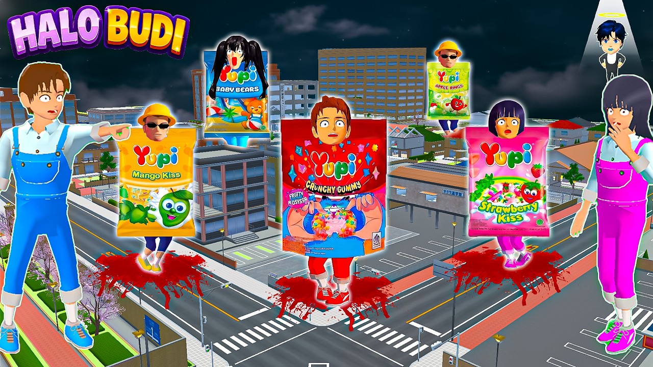 Yuta Mio Panik! Ada Zombie Anomali Yupi Warna Warni Muncul Di Kota Sakura😱