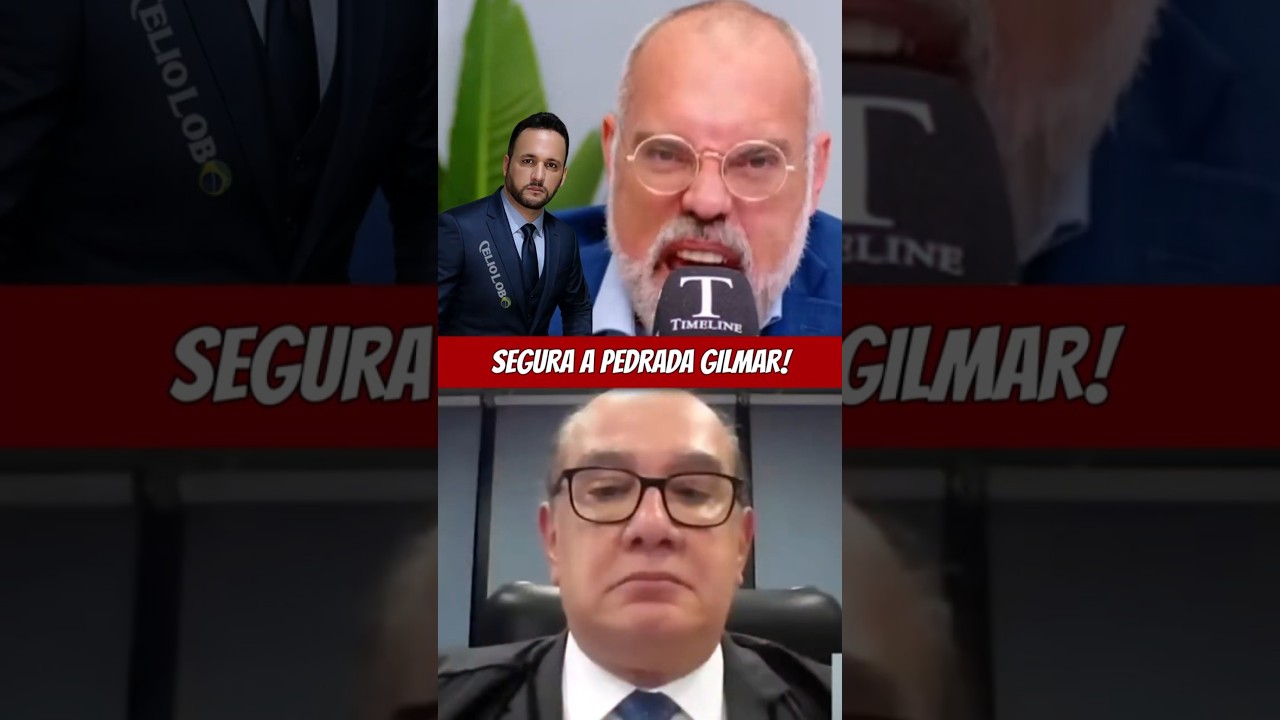 SEGURA ESSA PEDRADA GILMAR MENDES, POIS AGORA É PRA VALER.