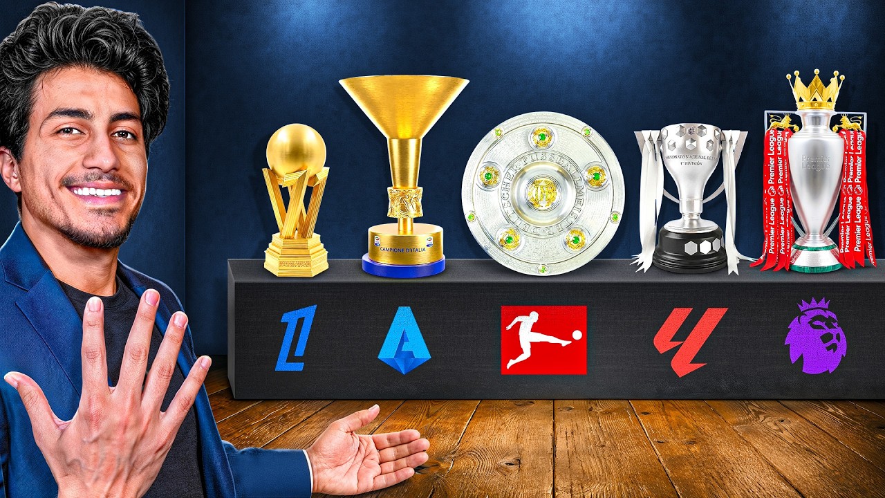 تحدي أكسب الدوريات الخمس الكبرى في 10 مواسم
