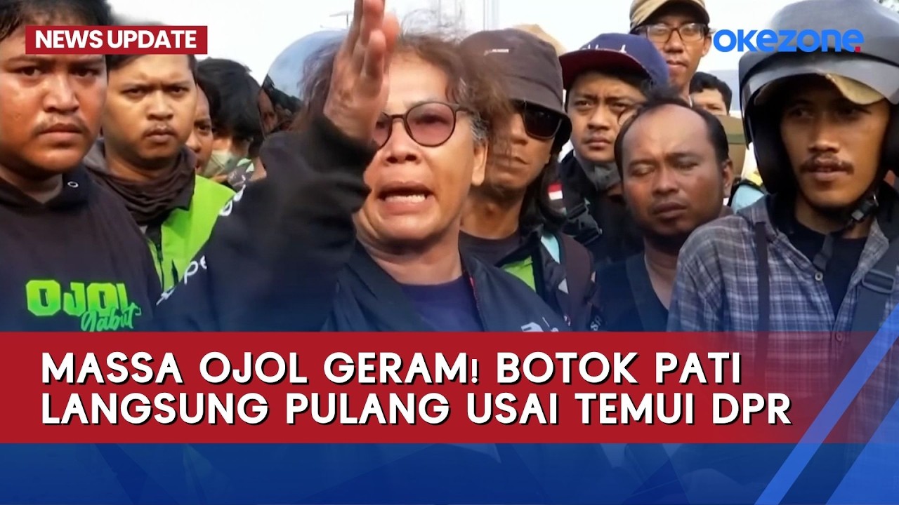 Massa Ojol Geram, Botok Pati Langsung Pulang Usai Temui DPR: Hargai Kami yang Sudah Mendukung!