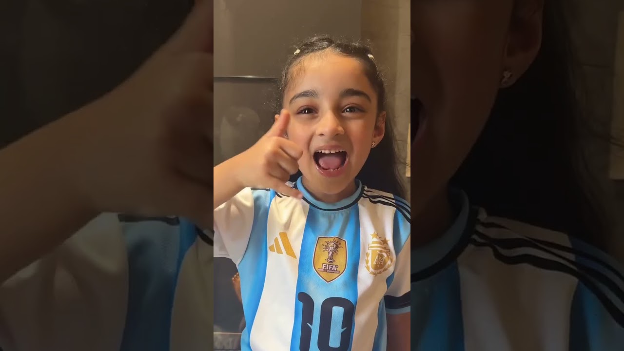 Nila's Version 🇦🇷😍 #fifaworldcup2026 #shorts #nilasrinish