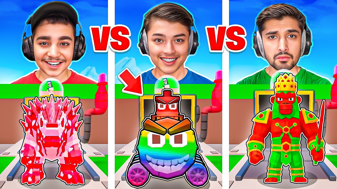 سرقت حموده قيمر؟! 😂 خلطنا الماشين وطلع لنا أقوى سيكرت بالفيديو!!😱 steal the brainrot