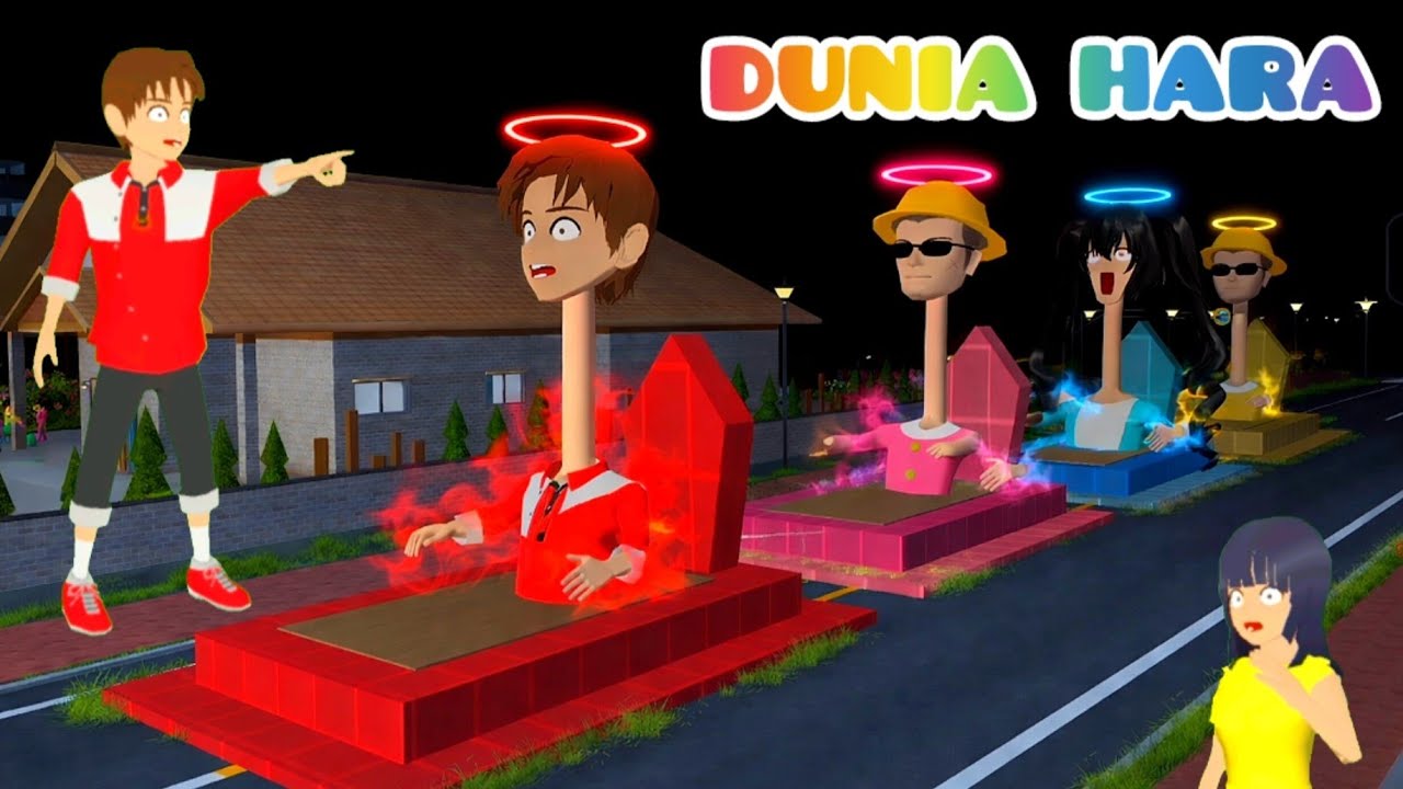 Hantu Yuta Cari Kepala Cari Kepala Yang Cocok 😱 | Baby Titan Masuk Kuburan | Dunia Hara Sakura