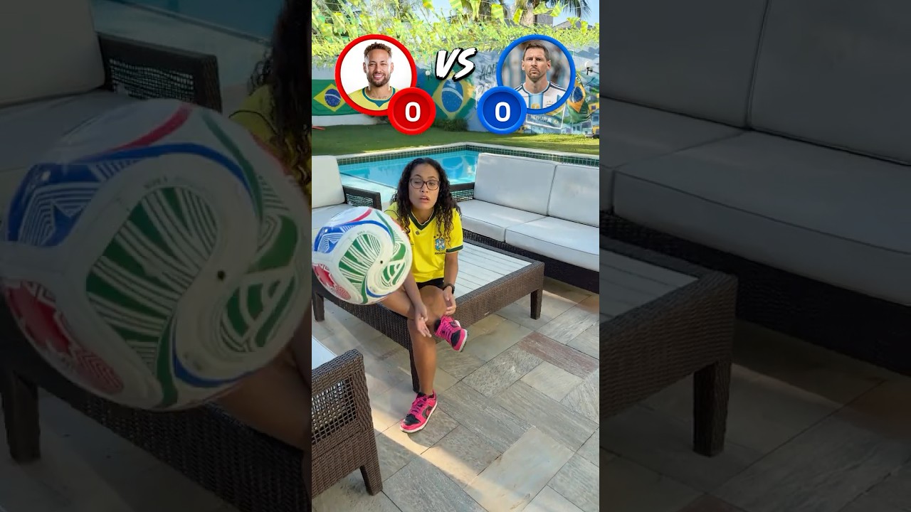 -NEYMAR OU MESSI? QUEM É MELHOR? #shorts