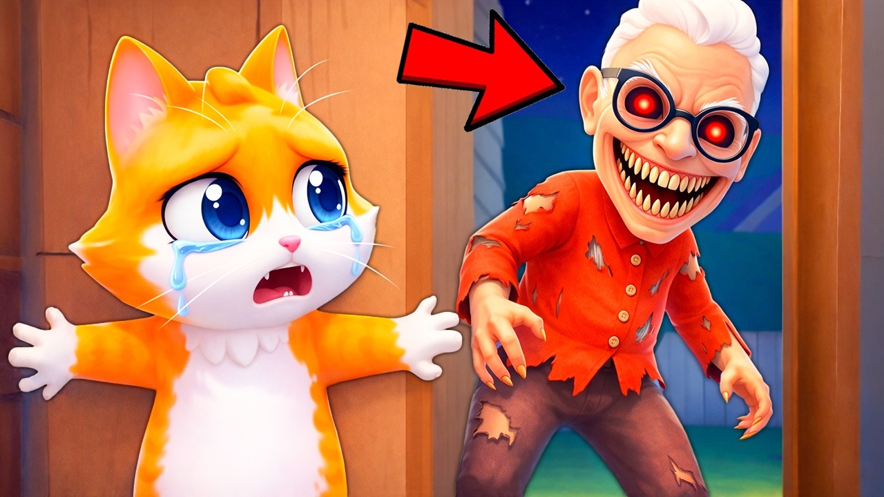 سويت سحر غريب بالغلط ! والجدة صارت شي مخيف! 😱💀 | I Am Cat VR