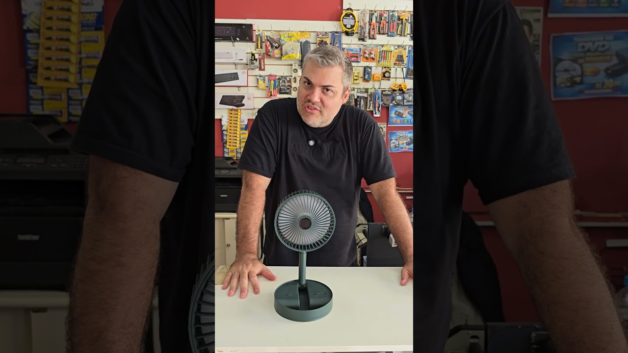 Mini ventilador com defeito