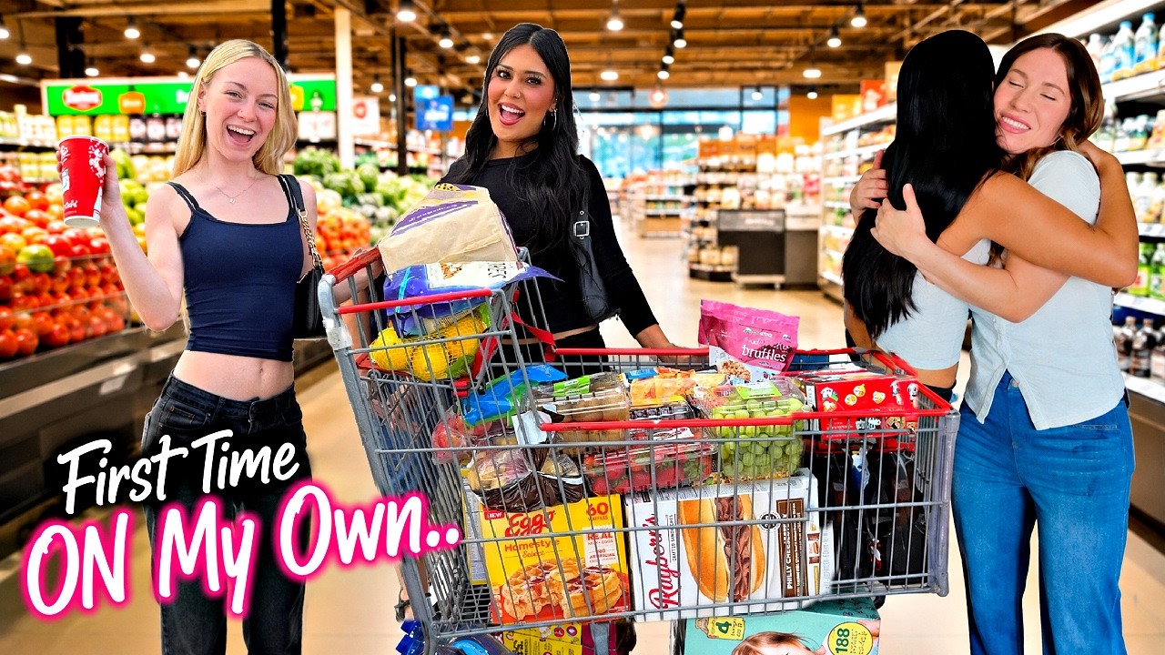 She’s On Her Own Now… First Grocery Shopping Trip!