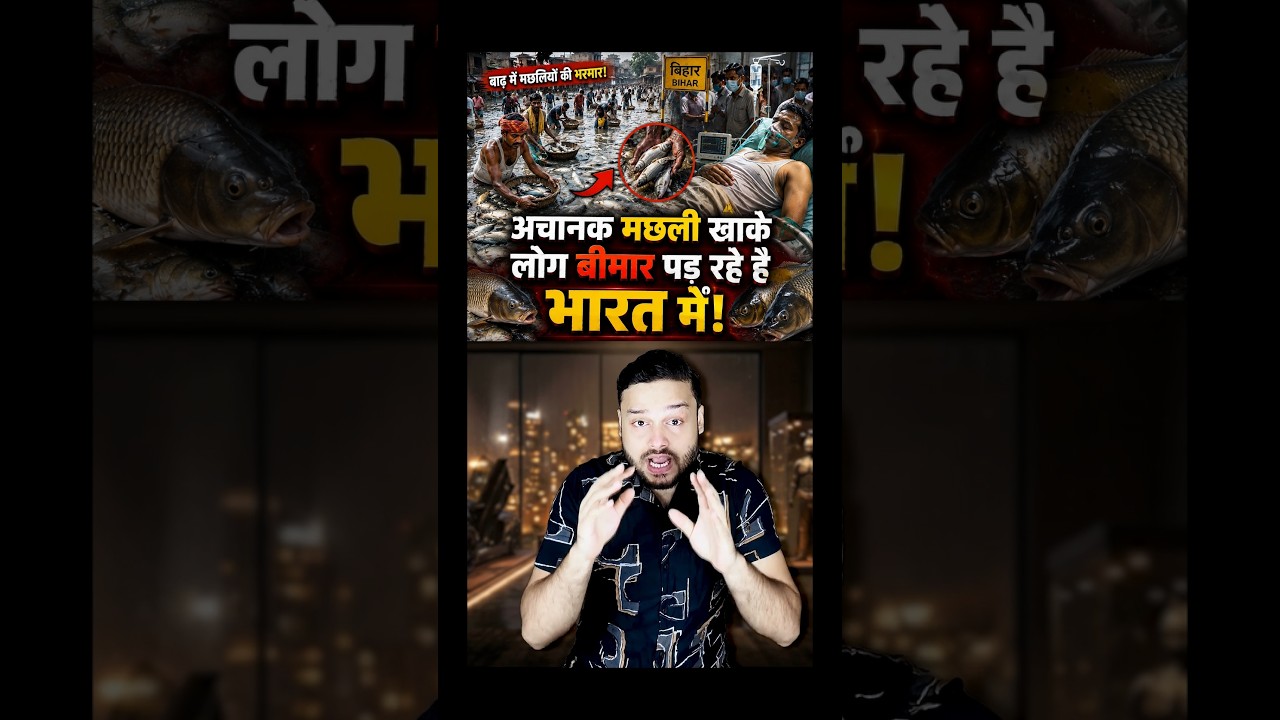 'Do NOT Eat Fish’ WARNING is Everywhere - Nepal Flood Fish in India #shorts