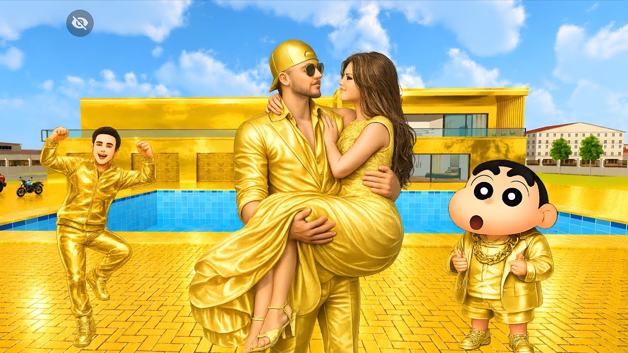 🤯 Jack & Shinchan Ko Mila Golden House 🤯💥 Indian Theft Aura Simulator 😍 Indian Bike Driving 3d 