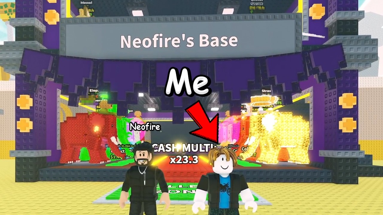 I Joined NEOFIRE for a Base Tour in Roblox Steal A Brainrot...