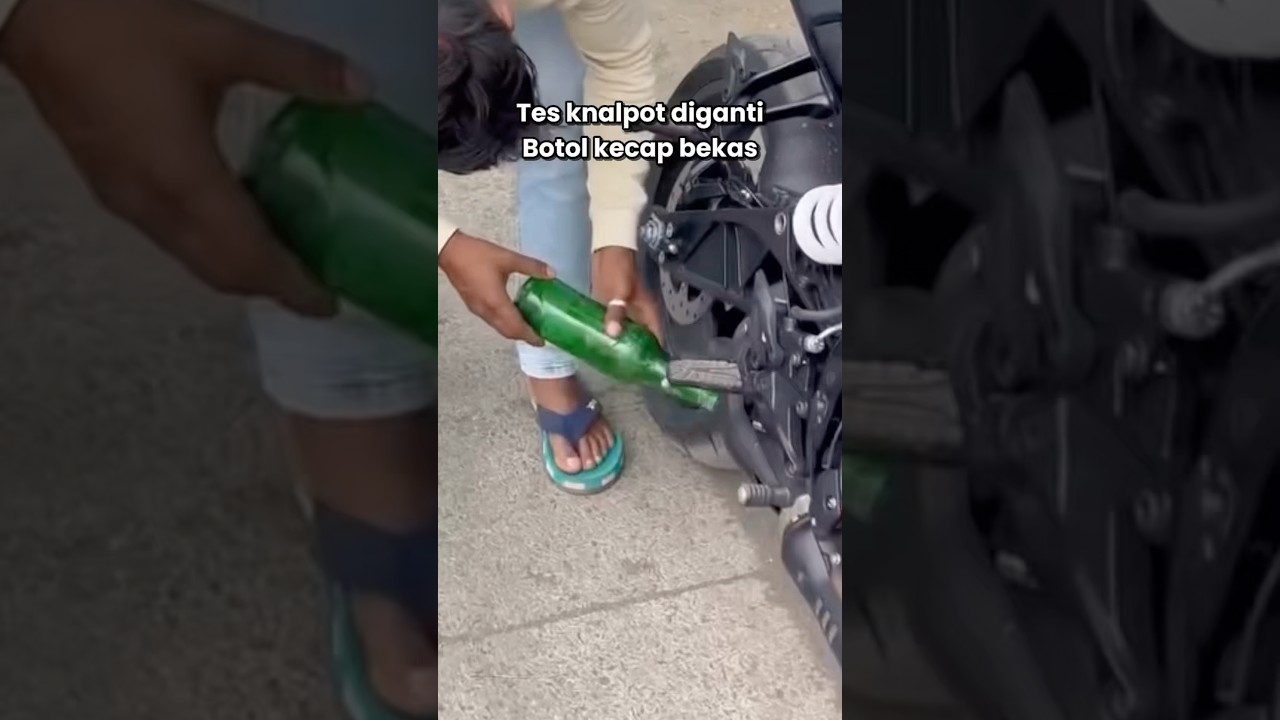 Knalpotnya botol kecap #automobile #motoroffroad #modifikasimotor #youtubeshorts