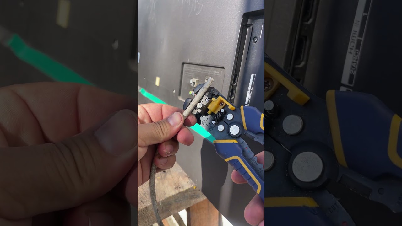 bucha de parede no conector da sua TV #DicaCaseira #TV #SomLimpo #BuchaDeParede #SoluçãoSimples