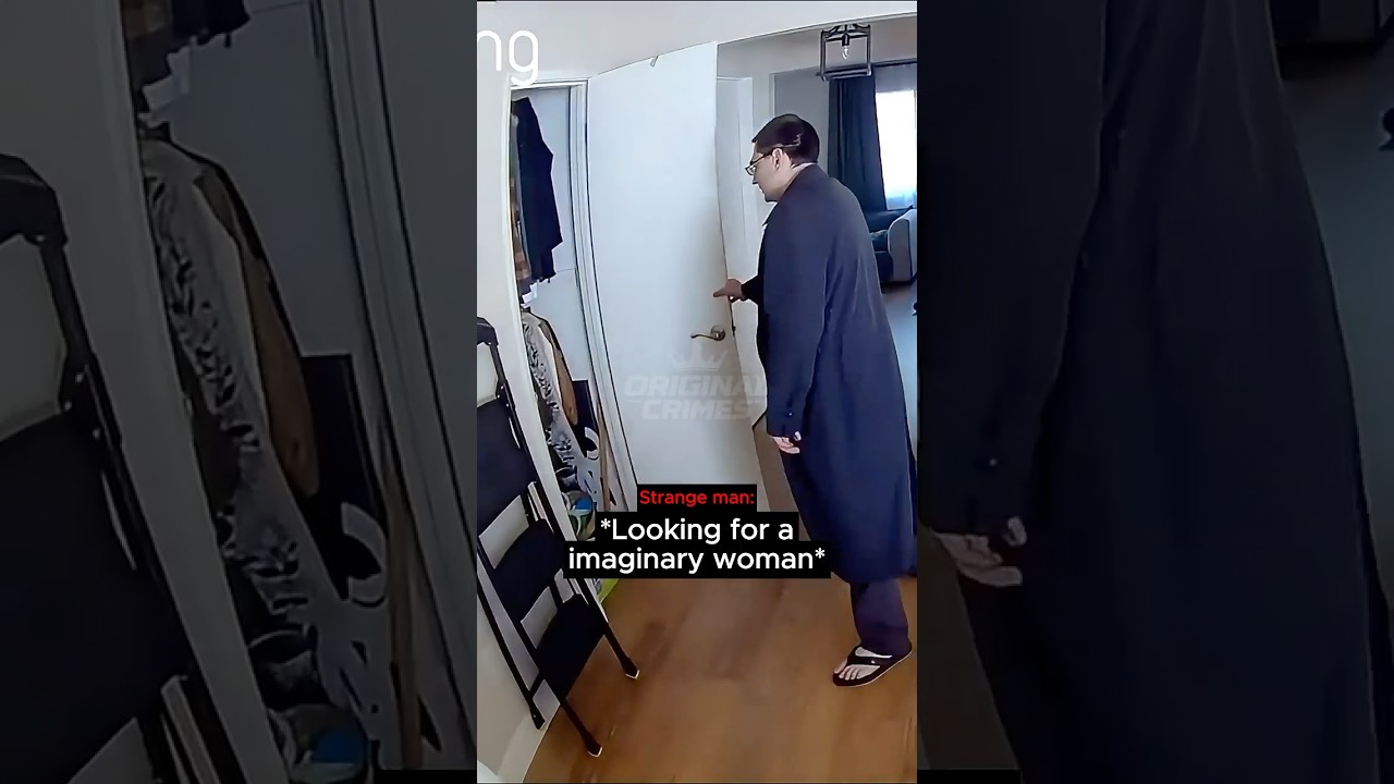 Crazy home intruder VS Dad with family inside.