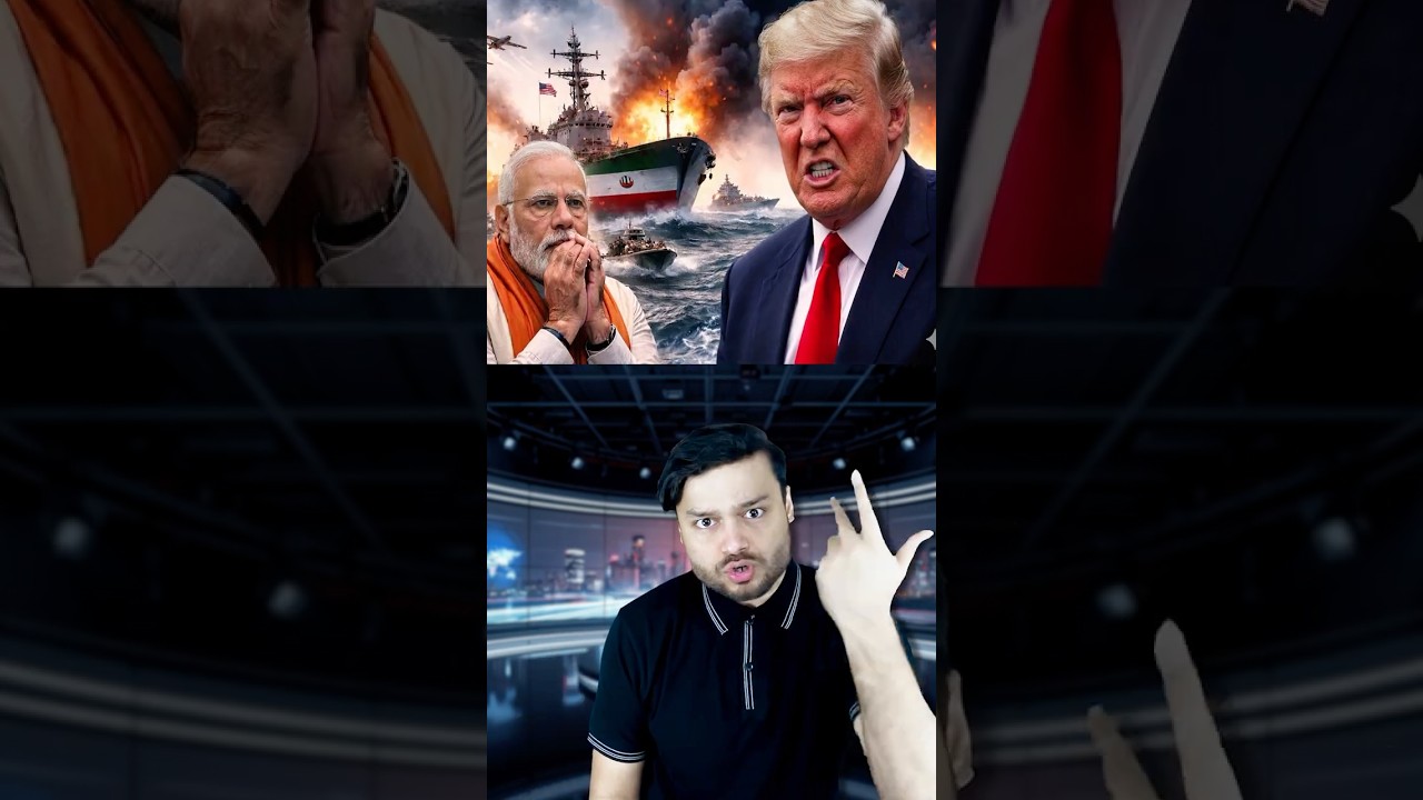 India 'FORCED' To Attack IRAN, Trump Ordered BLOACKADE - IRAN Conflict #shorts