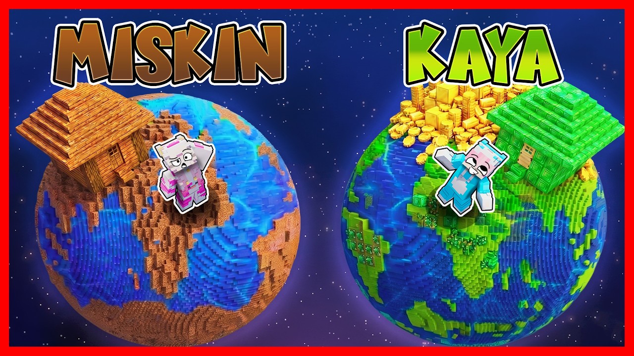 MOMON MISKIN VS ATUN KAYA DI PERTARUNGAN ANTAR PLANET !! Feat @sapipurba  Minecraft