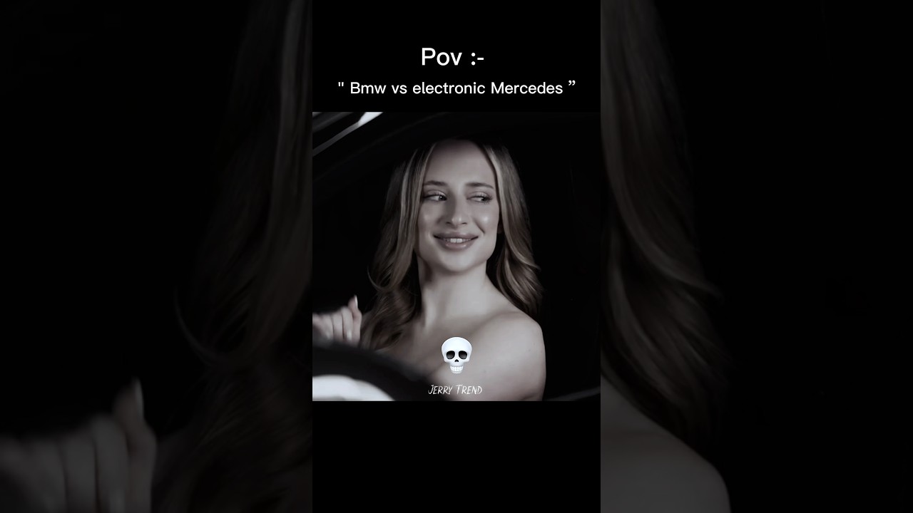 Pov :- " Bmw Vs Electronic Mercedes ” ☠️ #bmw #shortsfeed