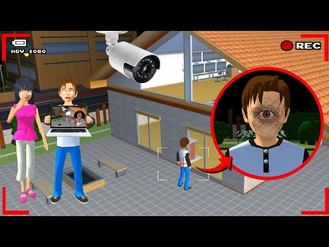 Yuta Mio Panik CCTV Merekam  YUTA MATA SATU Di Belakang Rumah 😱|Sakura School Simulator