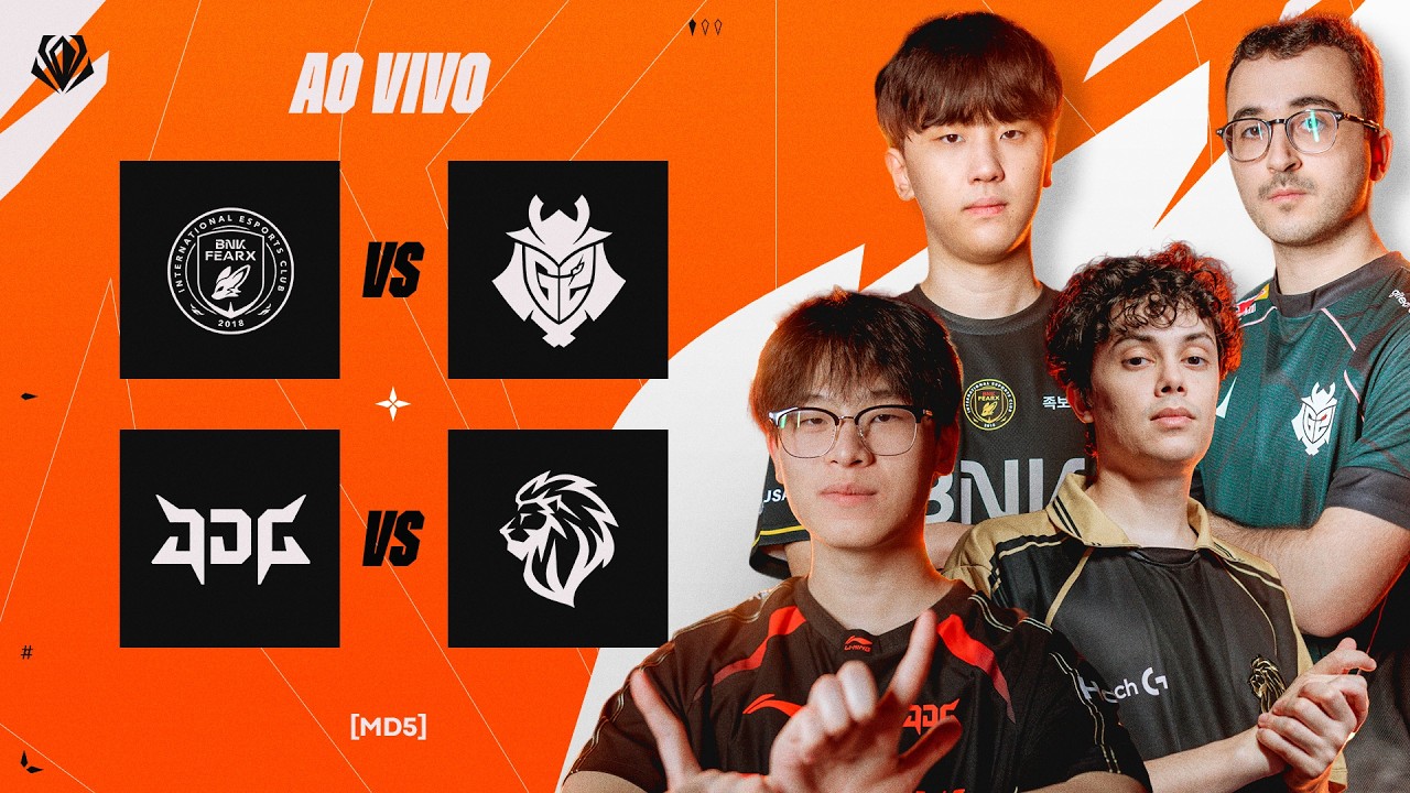 BFX x G2 | JDG x LYON  | First Stand 2026 - Dia 5 | Md5