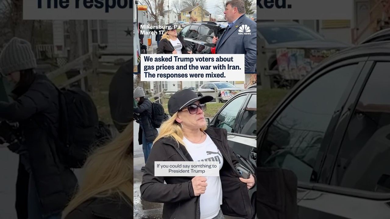 We asked Trump voters about gas prices and the war with Iran. The responses were mixed.