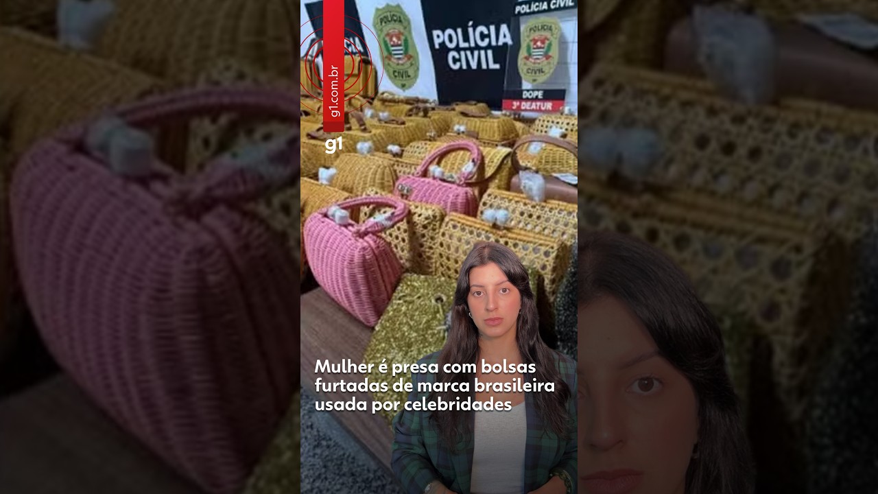Mulher é presa com 113 bolsas de luxo furtadas avaliadas em R$ 260 mil