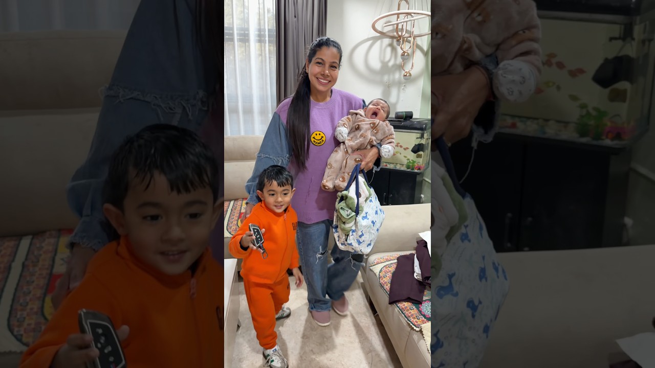 Diana aur Taraksh Gae Pehli Bar Bua K Ghar 😍 #babygirl #babyshorts #baby #babyboy #babysongs #vlog