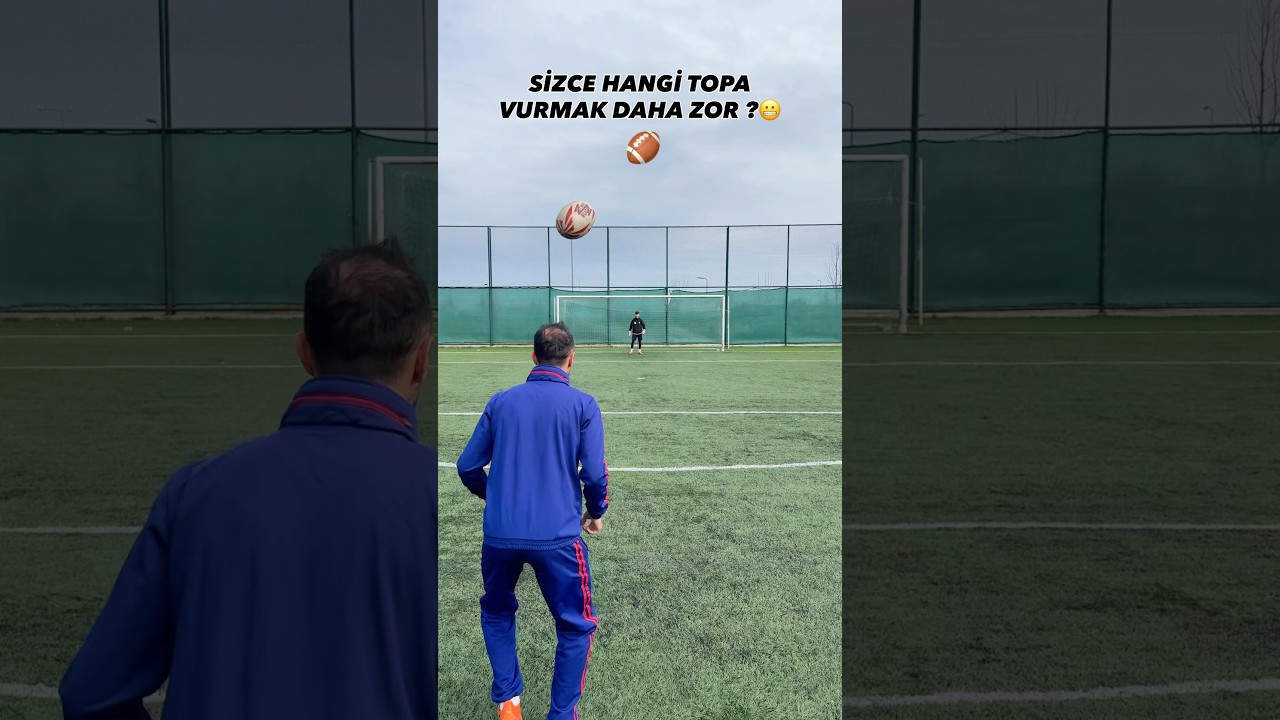 Sizce hangi topa vurmak daha zor ? 😬