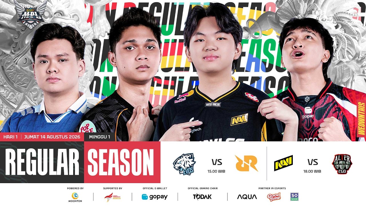 🔴 LIVE | MPL ID S18 | Minggu 1 Hari 1 | Bahasa Indonesia