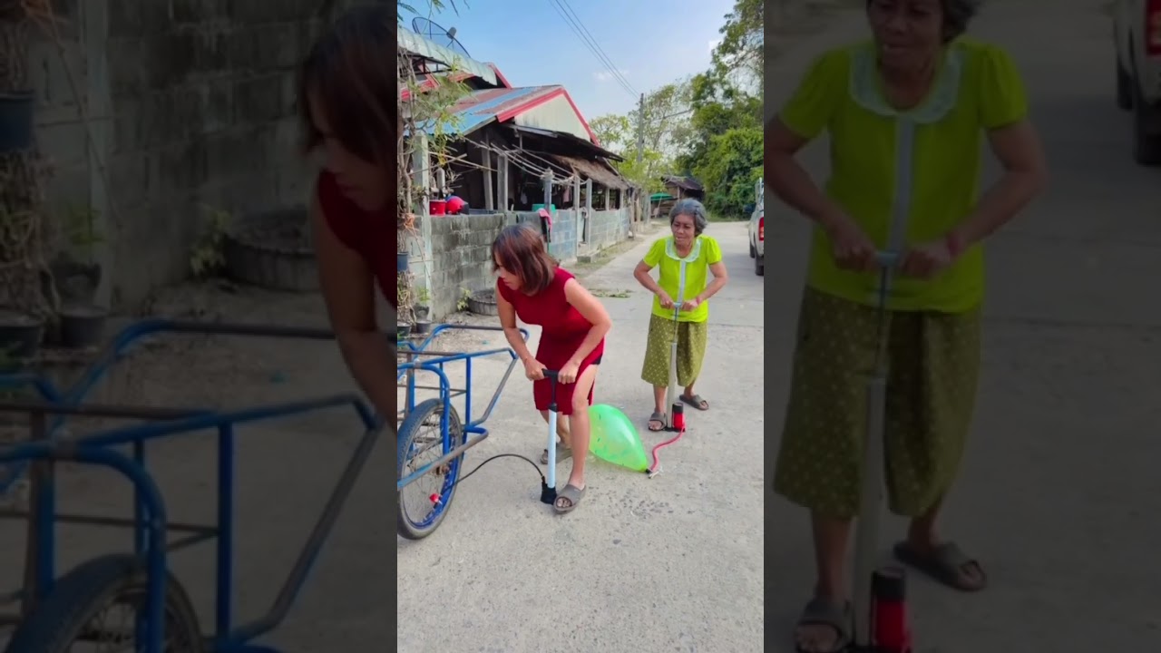 ตกใจหมดนึกว่ายางรถแตก!!😅😂 #ตลกฮาฮา #fpy #funny #hahaha