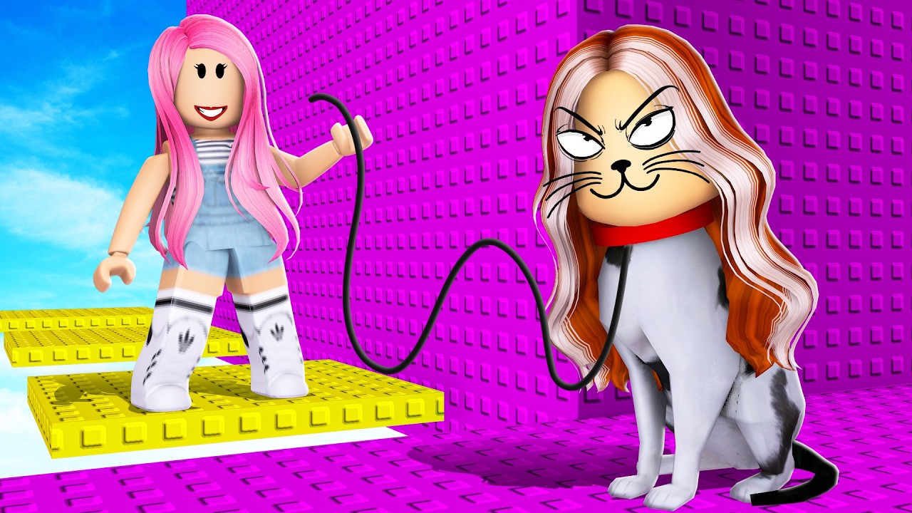 JOGAMOS A TORRE TROLL DE GATOS no ROBLOX 