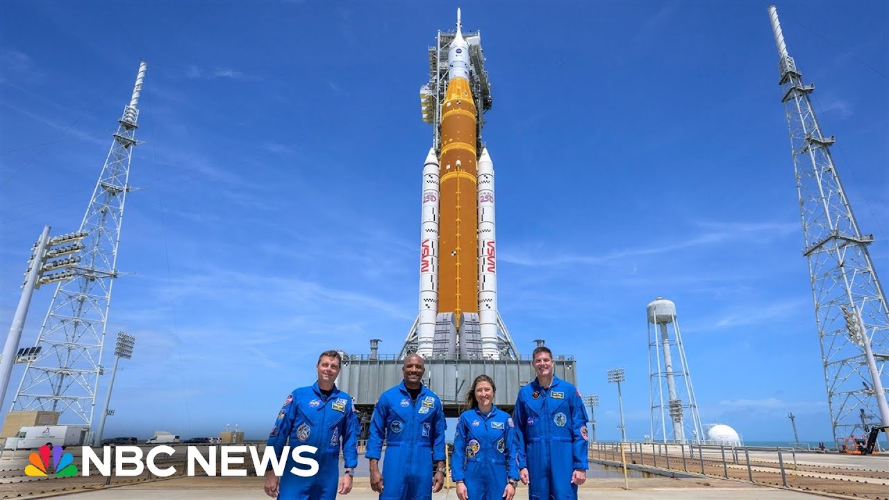 LIVE: NASA launches Artemis II rocket on mission to the moon | NBC News