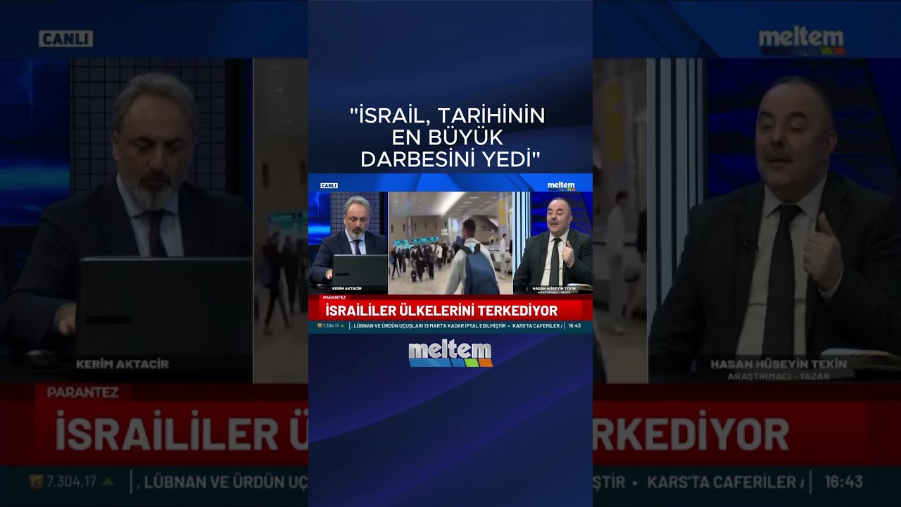 "İSRAİL HİÇ OLMADIĞI KADAR ACİZ DURUMA DÜŞTÜ"   #meltemtv #haber #gündem #israil #abd #iran