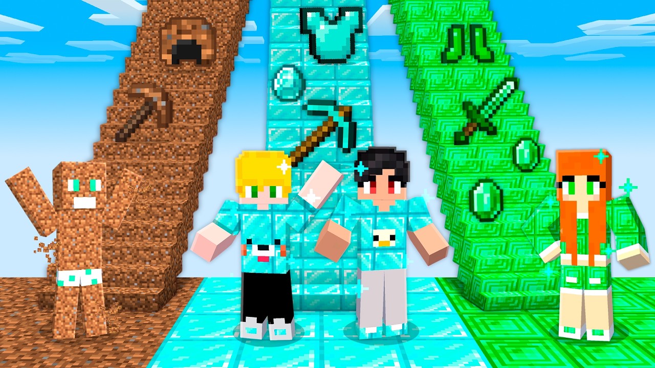 Qual Escada Você Escolheria no Minecraft?!?