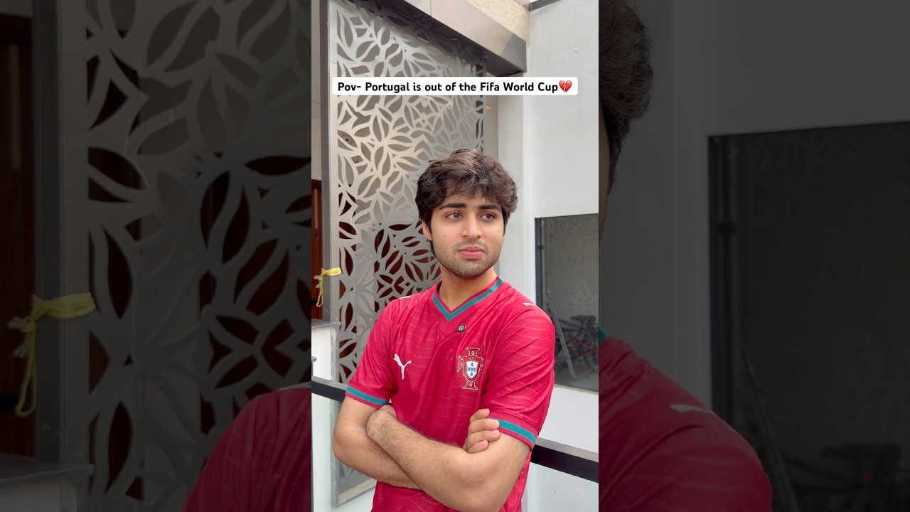 Portugal out of the Fifa world Cup💔 | Raj Grover | #shorts.