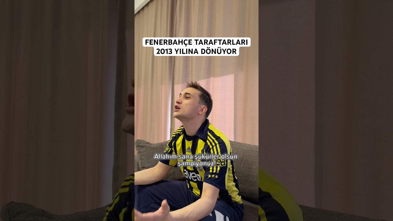 Fenerbahçe taraftarları 2013 yılına dönüyor. #komedi #viralvideo #shorts #derbi #futbol